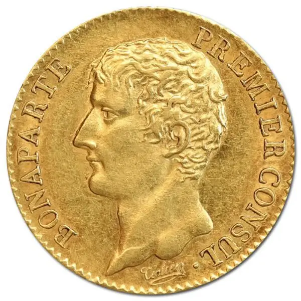 20 francs or napoléon 1er consul