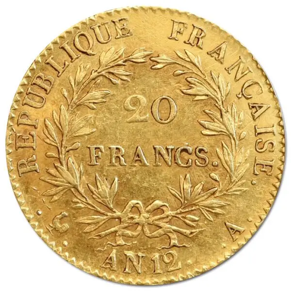 20 francs or napoléon 1er consul – Image 2