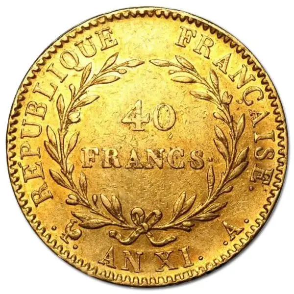 40 francs or bonaparte 1er consul – Image 2