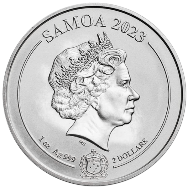 1 oz tigre blanc four guardians 2023 – Image 2