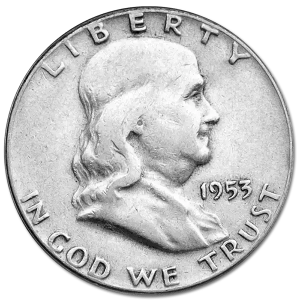 half dollar franklin argent