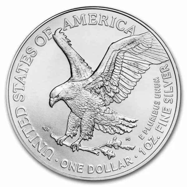 1 oz silver eagle 2025 x100 – Image 3