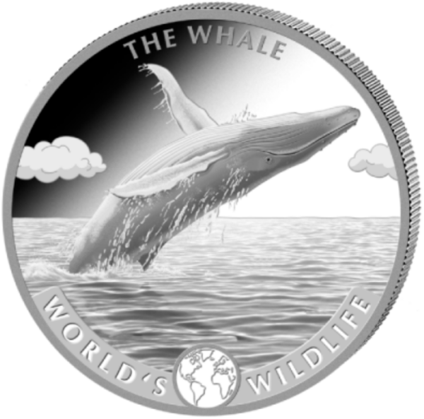 1 oz baleine world‘s wildlife 2020