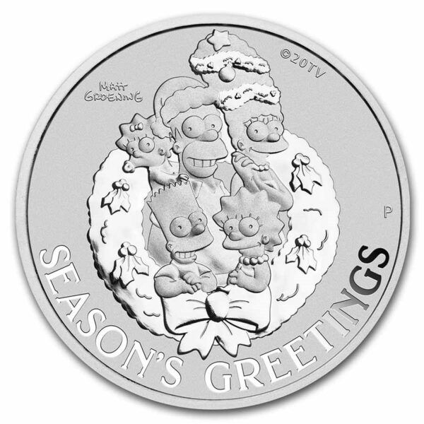 1 oz simpsons season's greetings 2022