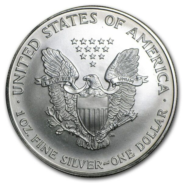 1 oz silver eagle 1996 – Image 2